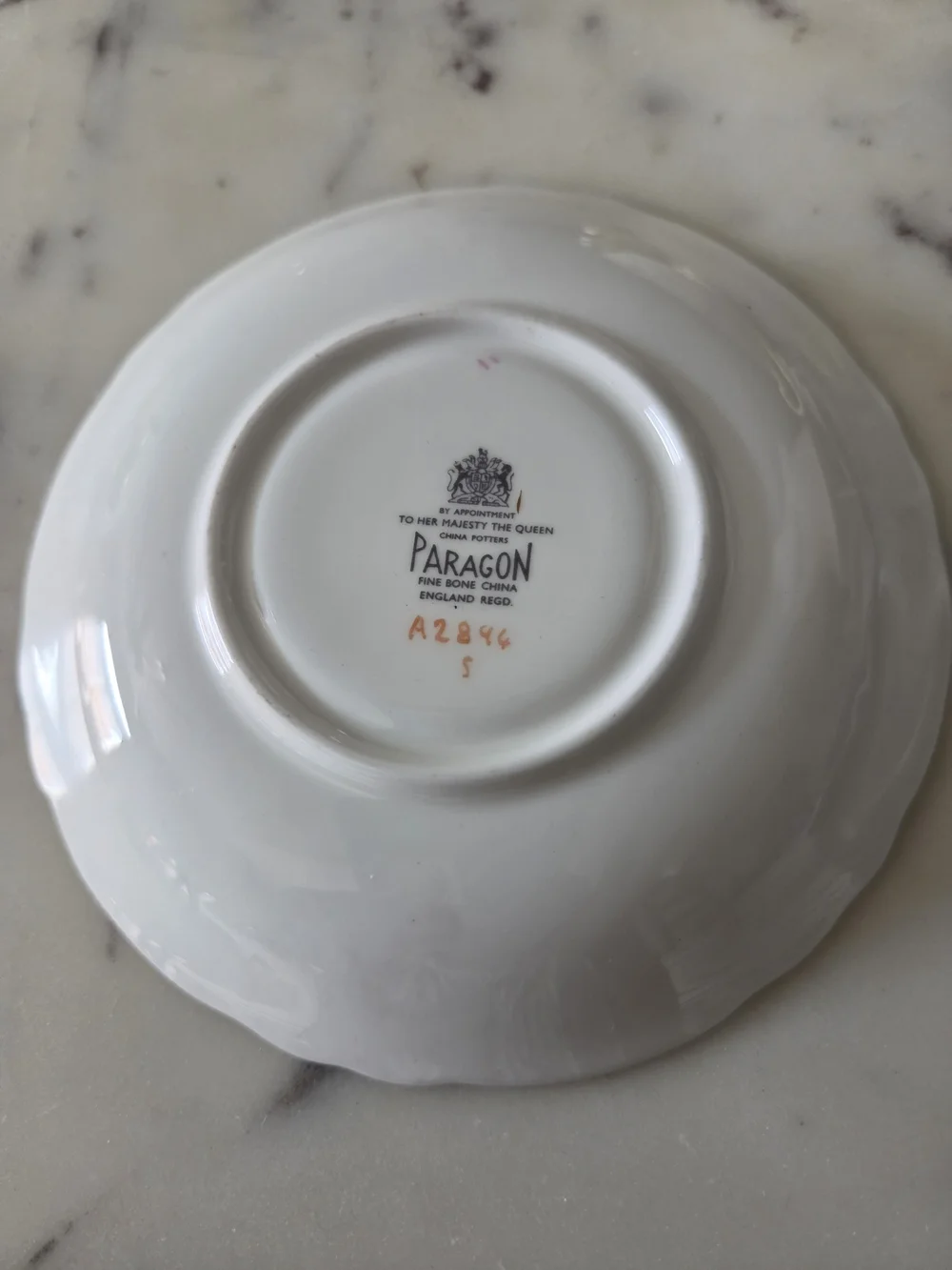 PARAGON | Royal Warrant Paragon Cabinet Teacup & Saucer Set RARE 1940